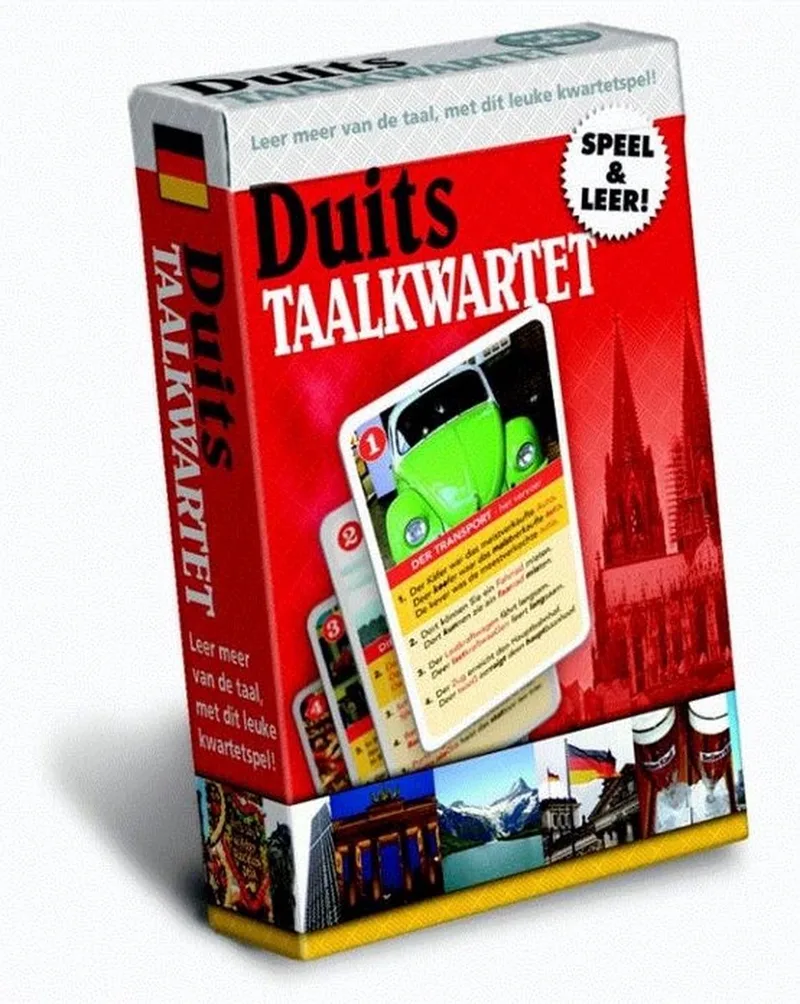 Taalkwartet Duits from Scala Leuker Leren, Geel edition – box