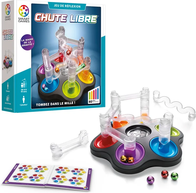 Chute libre!, Speelgoedknikkerbaan, 8 jaar from SmartGames – box