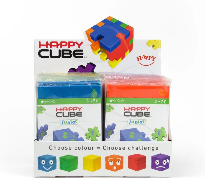 Happy Cube Junior (los) - 1 puzzelkubus from SmartGames – box