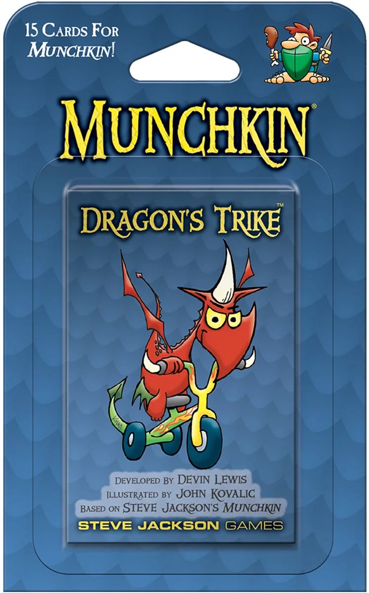 Asmodee Munchkin Dragon's Trike booster pack - EN von Steve Jackson Games – Schachtel