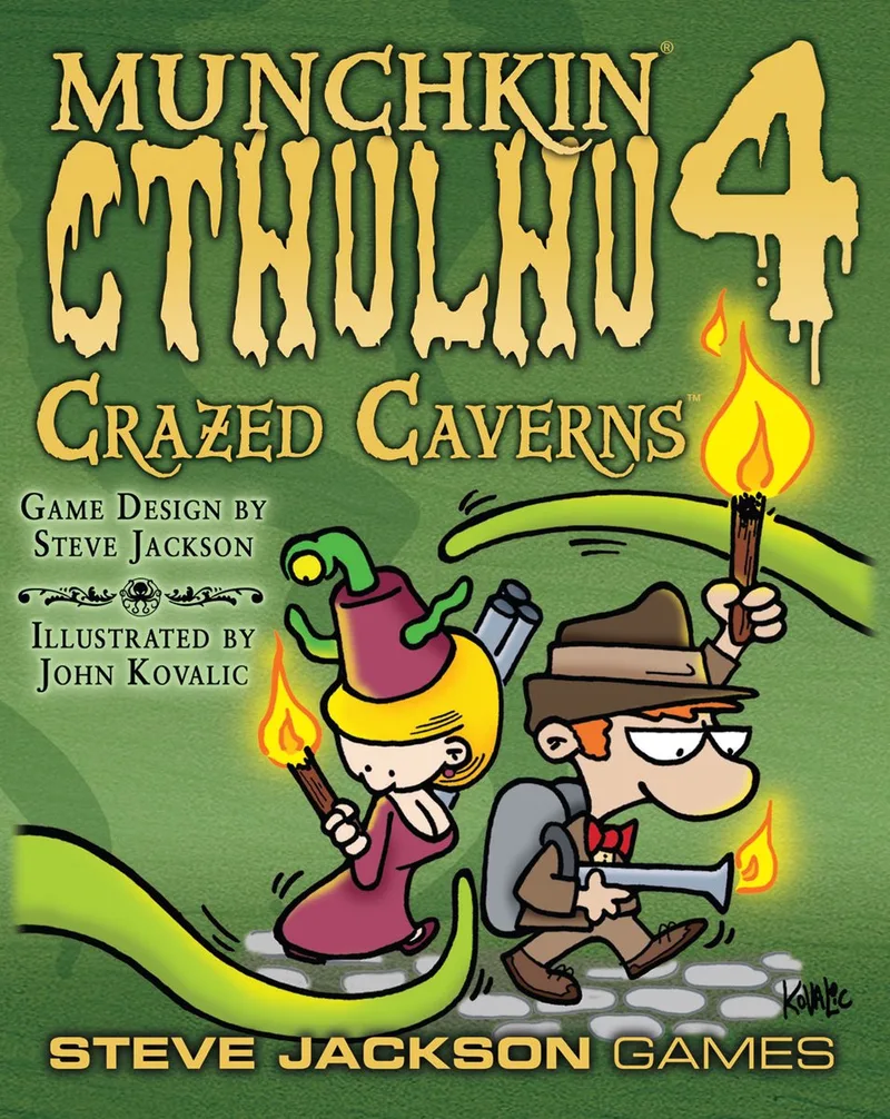 Munchkin: Cthulhu 4: Crazed Caverns van Steve Jackson Games – doos