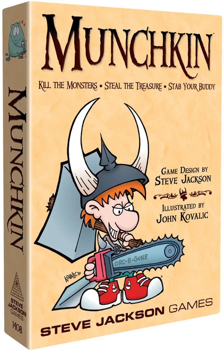 Munchkin - Engelstalig Kaartspel von Steve Jackson Games – Schachtel