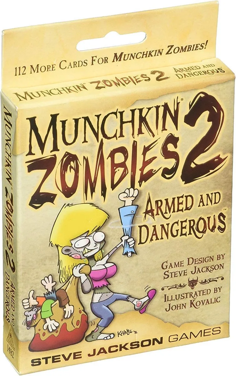 Munchkin Zombies 2: Armed and Dangerous from Steve Jackson Games – box