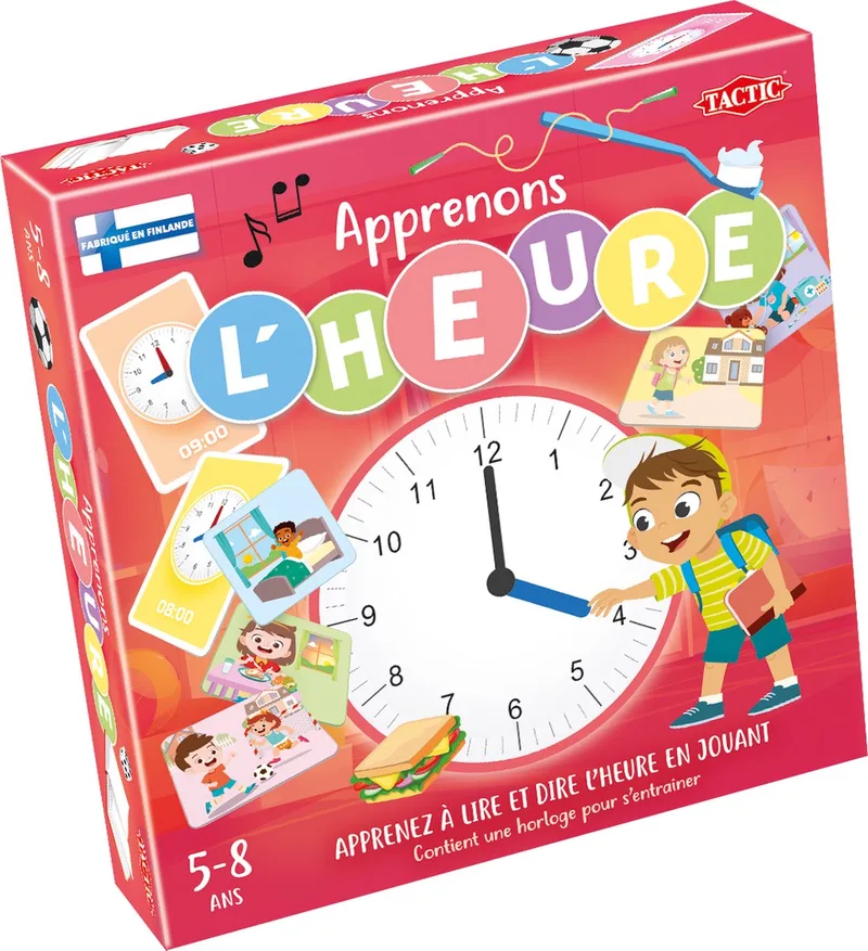 Apprenons l´heure de Tactic – boîte