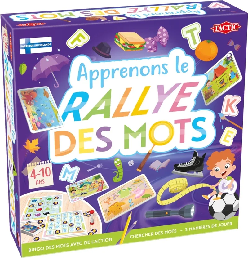 Apprenons le Rallye des mots (FR) von Tactic – Schachtel