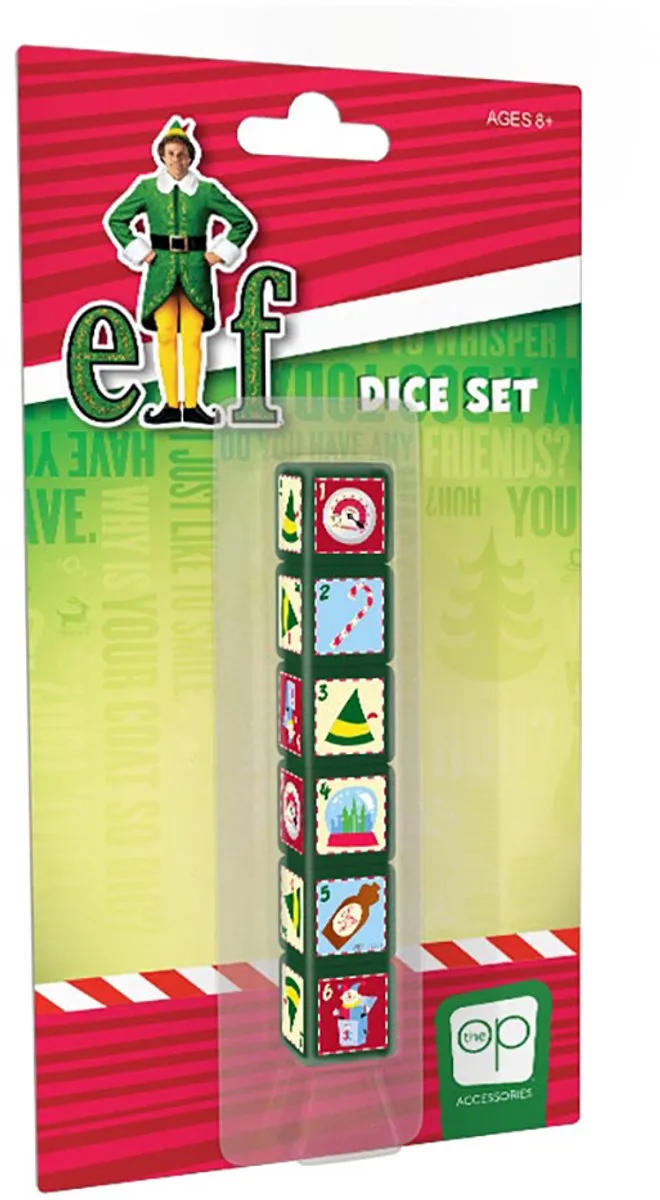 Elf Dice Set de The Op, édition Multicolor – boîte