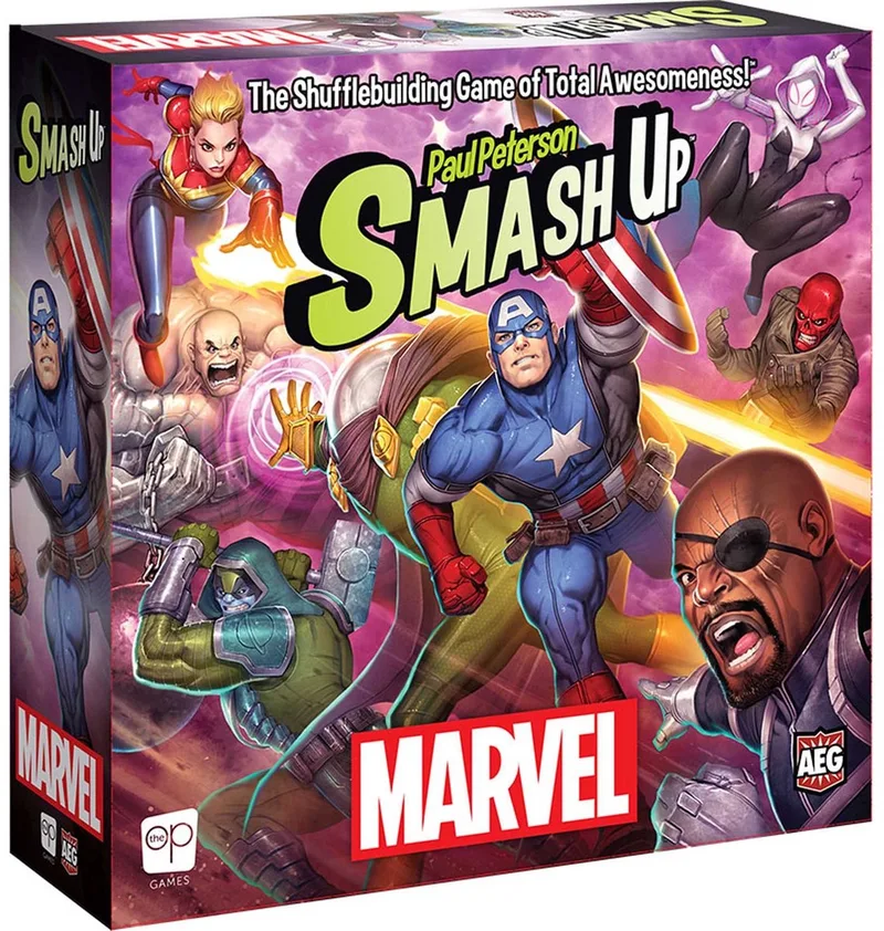 Marvel Card Game - Smash Up (UK) de The Op – boîte