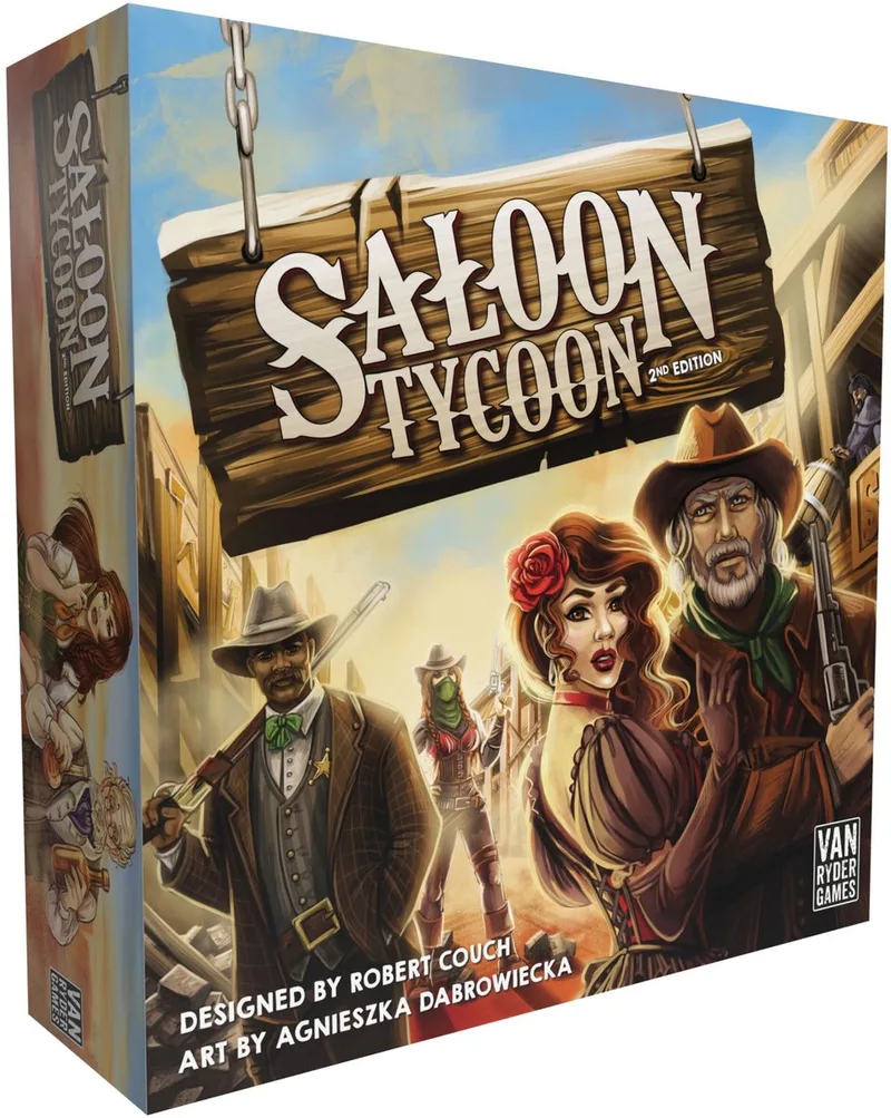 Saloon tycoon 2nd Edition from Van Ryder Games – box