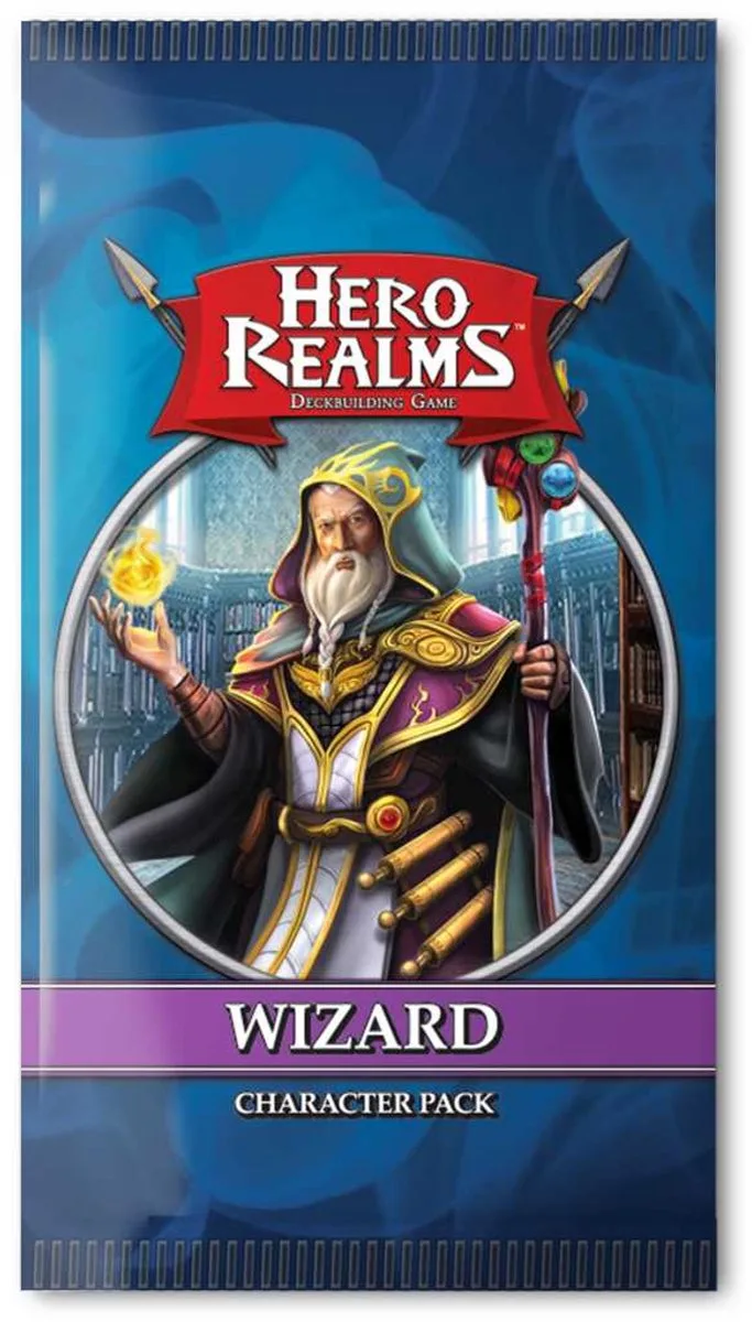 Hero Realms Wizard Booster Pack - kaartspel Uitbreiding - Engels van White Wizard Games – doos