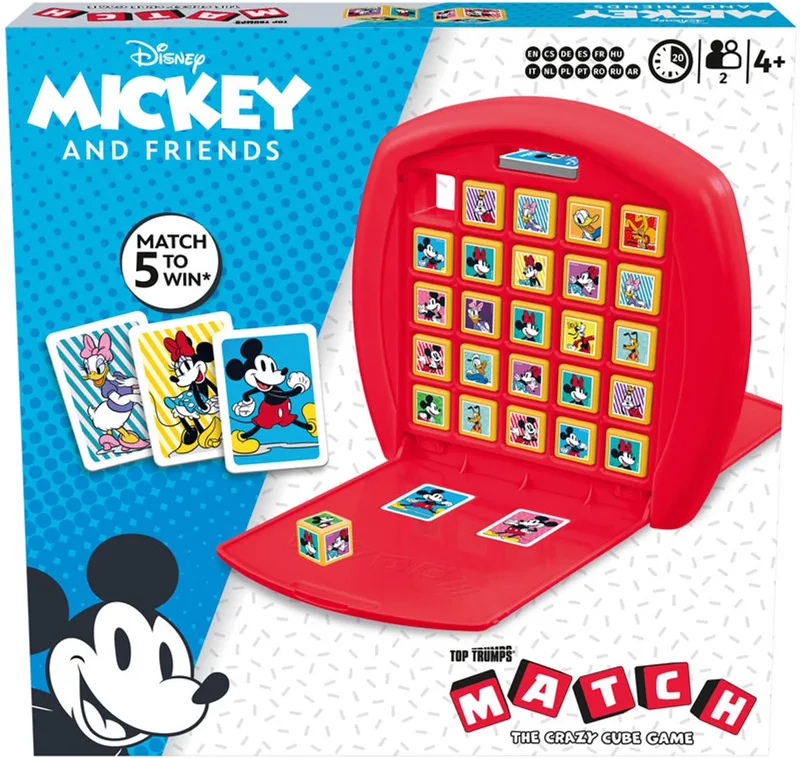 Bordspel Winning Moves MICKEY Rood from Winning Moves – box