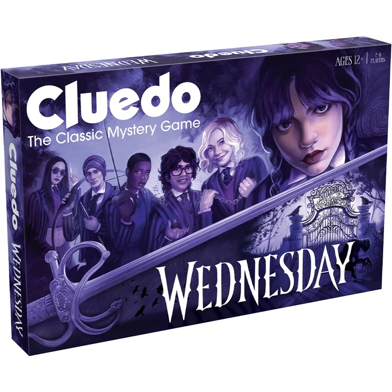 Cluedo - Bordspel - Wednesday - Engels van Winning Moves – doos