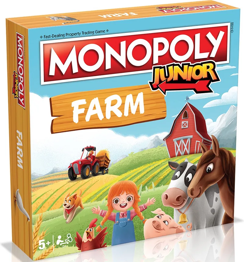 Junior Monopoly - Bordspel - Farma - Engels from Winning Moves – box