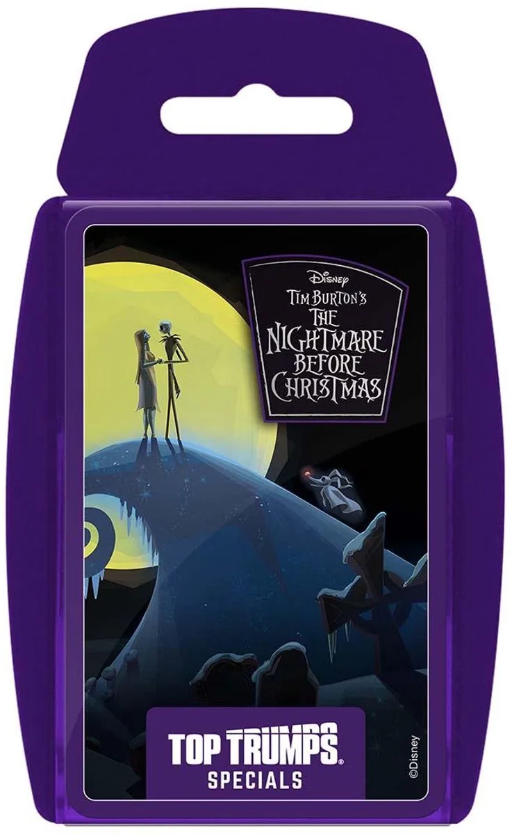 kaartspel Nightmare Before Christmas - educatief spel. from Winning Moves, Meerkleurig edition – box