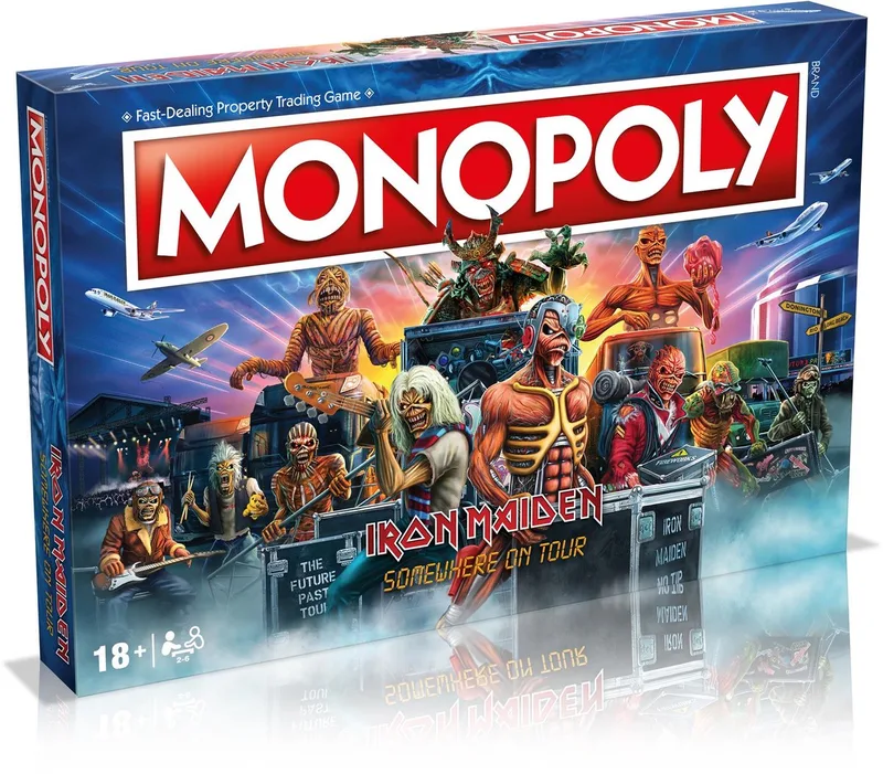 Monopoly - Bordspel - Iron Maiden - Engels from Winning Moves – box