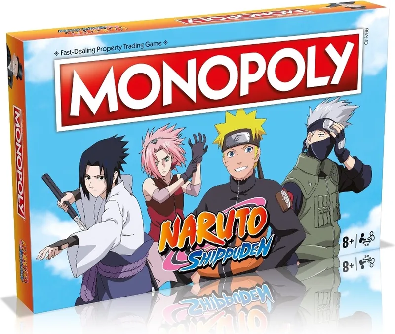 Monopoly - Bordspel - Naruto van Winning Moves – doos