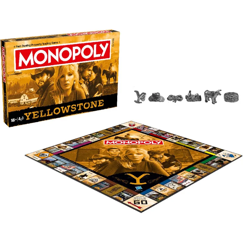 Monopoly - Bordspel - Yellowstone - Engels from Winning Moves – box