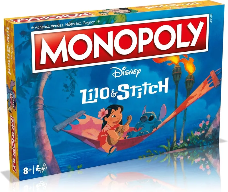 Monopoly Lilo & Stitch – Bordspel – 2–6 spelers von Winning Moves – Schachtel