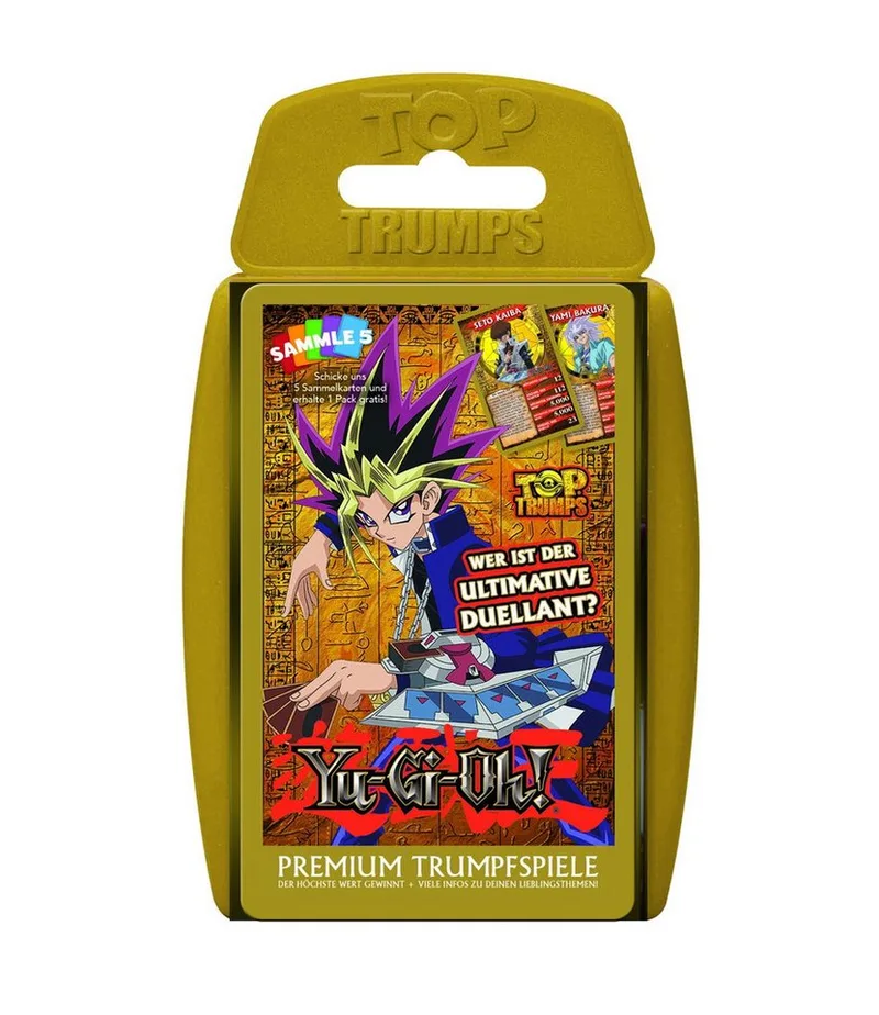 Spiel Top Trumps - Yu-Gi-Oh, Quartett from Winning Moves, Bunt edition – box