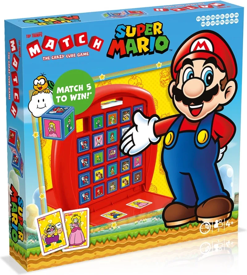 Super Mario - Bordspel - Top Trumps Match - Multilingual from Winning Moves – box