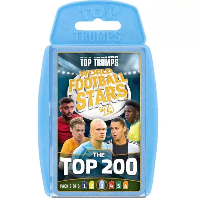 Top Trumps - Kaartspel - World Football Stars Top 200 - Pack 3/6 - Engels