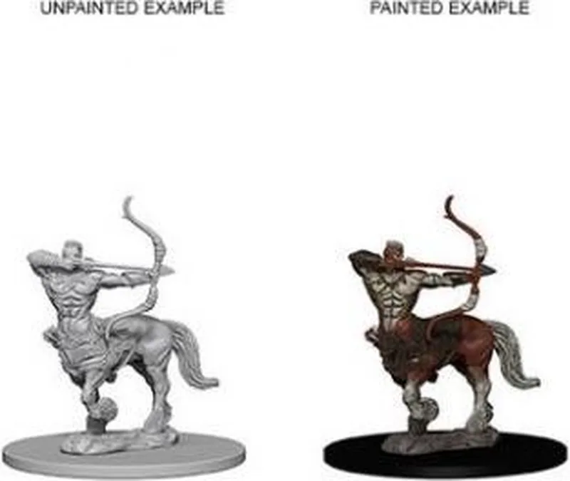 D&D Nolzur's Marvelous Miniatures - Centaur from WizKids, Grijs edition – box