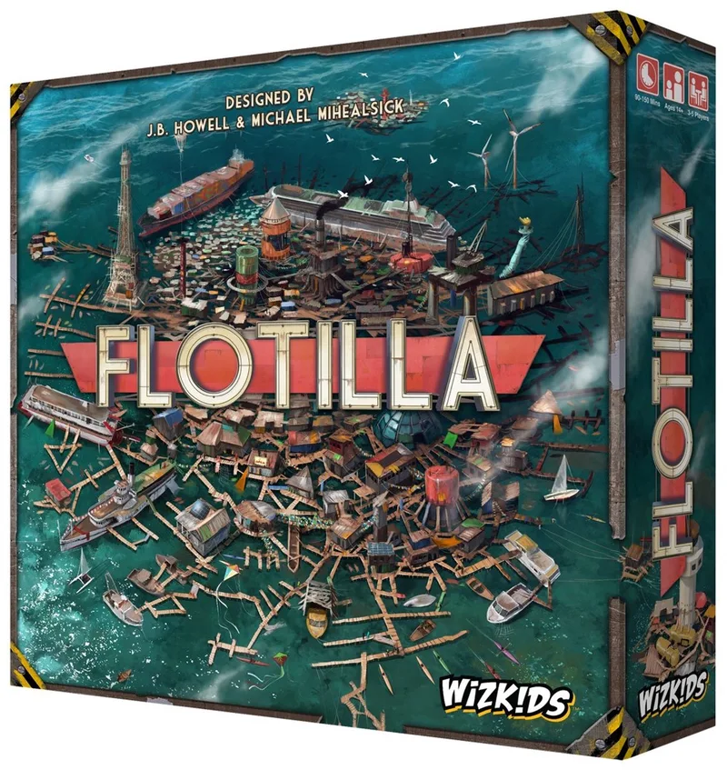 Flotilla Bordspel von WizKids – Schachtel