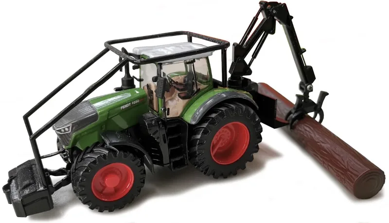 Fendt 1050 - Modelauto - Schaal 10 CM van Bburago in Groen/wit/rood – productfoto