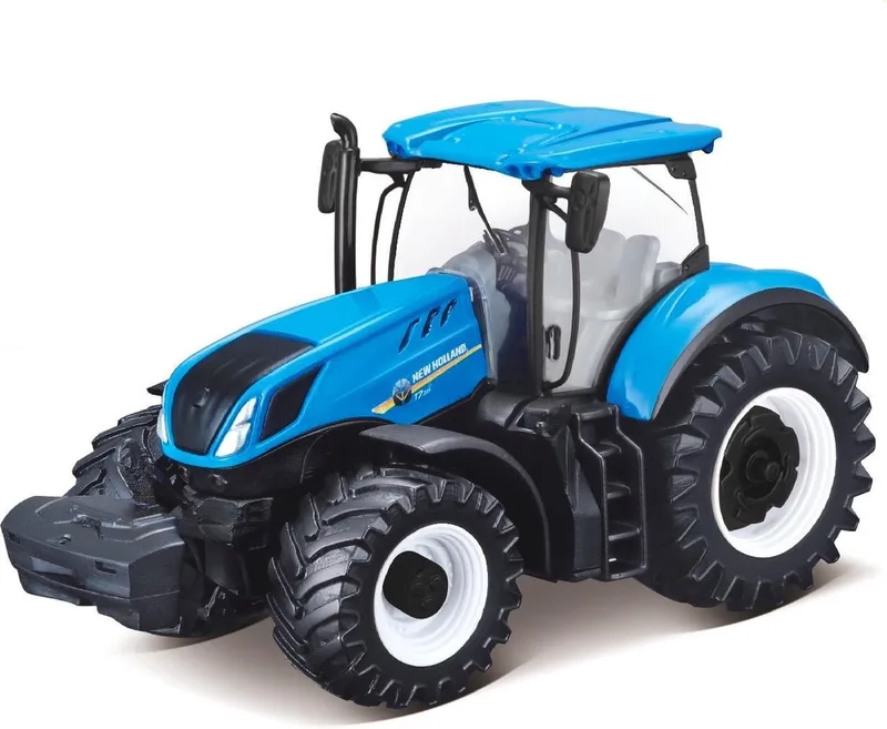 NEW HOLLAND T7.315 10 CM modelauto schaalmodel by Bburago in Blauw – product photo