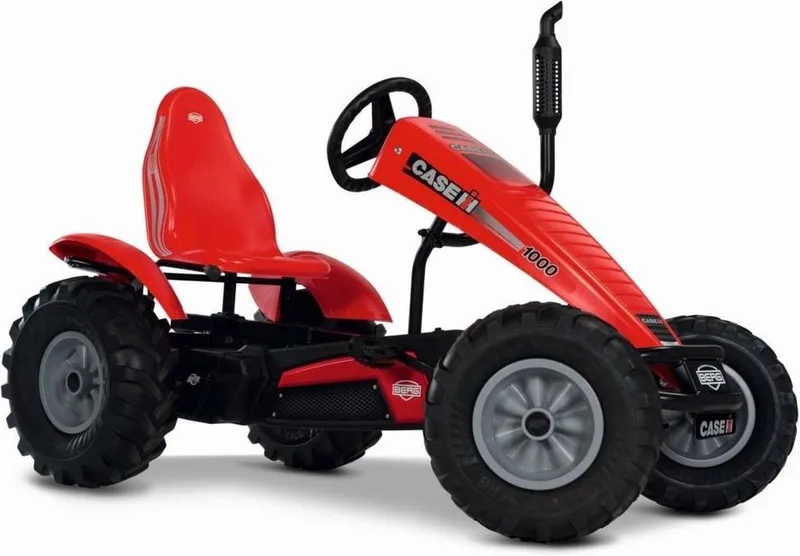 XL frame Case IH BFR Skelter - Met handrem - Verstelbare Stoel - Rood - Vanaf 5 jaar de BERG en Case IH® – photo du produit