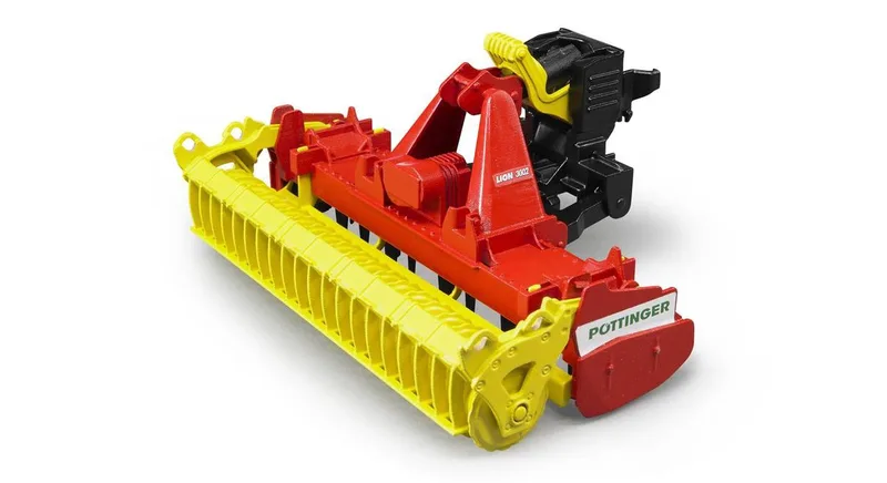 Pöttinger Lion 3002 rotary harrow – 02346 · 1:16 by Bruder – product photo