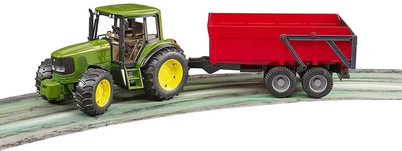 John Deere 6920 with tipping trailer – 02057 · 1:16 by Bruder – product photo