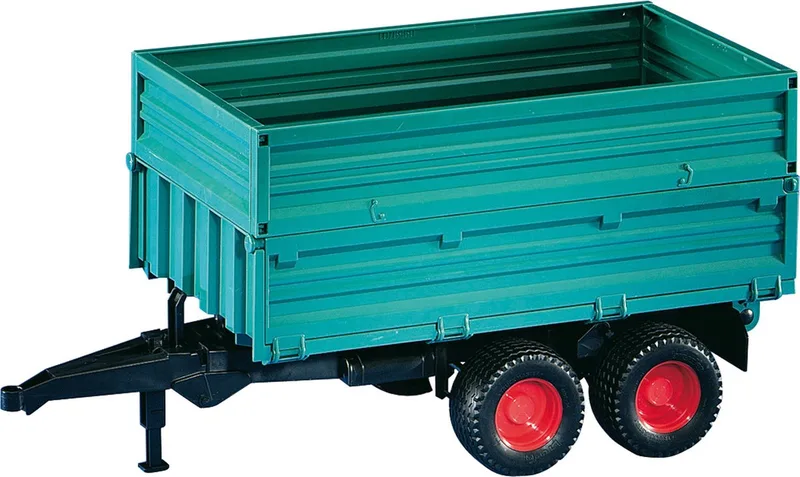 Tandemaxle tipping trailer with removeable top – 02010 · 1:16 by Bruder – product photo