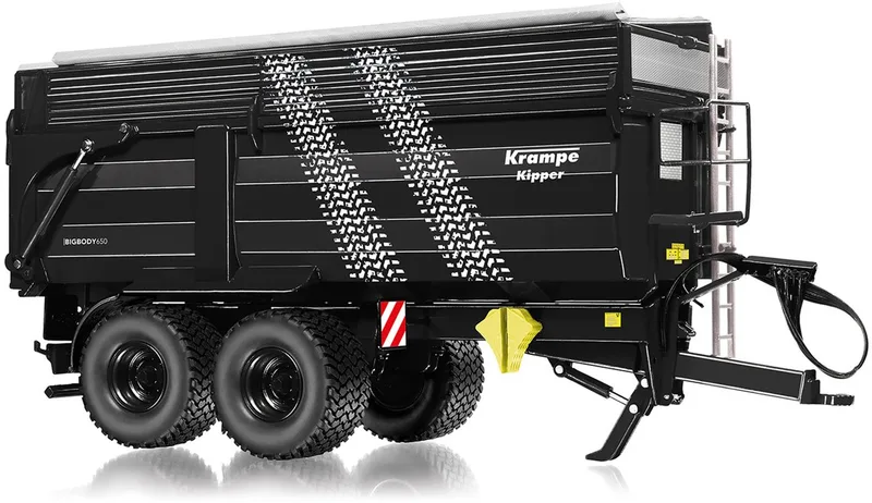 Krampe Big Body 650 Hinterkipper avec Silageaufsatz – 077874 · 1:32 de Wiking – photo du produit