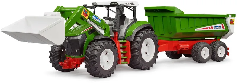 ROADMAX tractor with frontloader and rear tipper – 03452 by Bruder – product photo