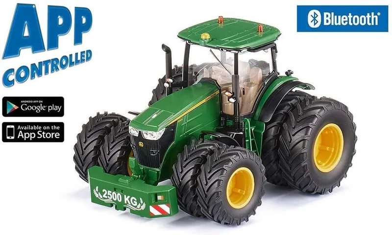 John Deere 7290R à roues jumelées et commande – 6735 · 1:32 de Siku – photo du produit
