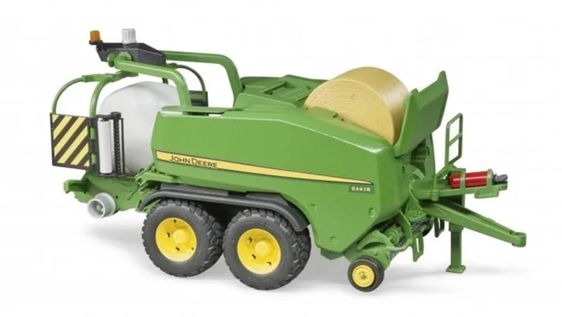 John Deere C441R round bales press – 02032 · 1:16 by Bruder – product photo