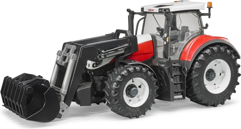 Steyr 6300 Terrus CVT with front loader – 03181 · 1:16 by Bruder – product photo
