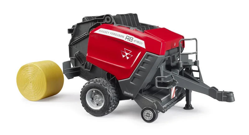 Massey Ferguson round baler RB 4180V – 02039 by Bruder – product photo