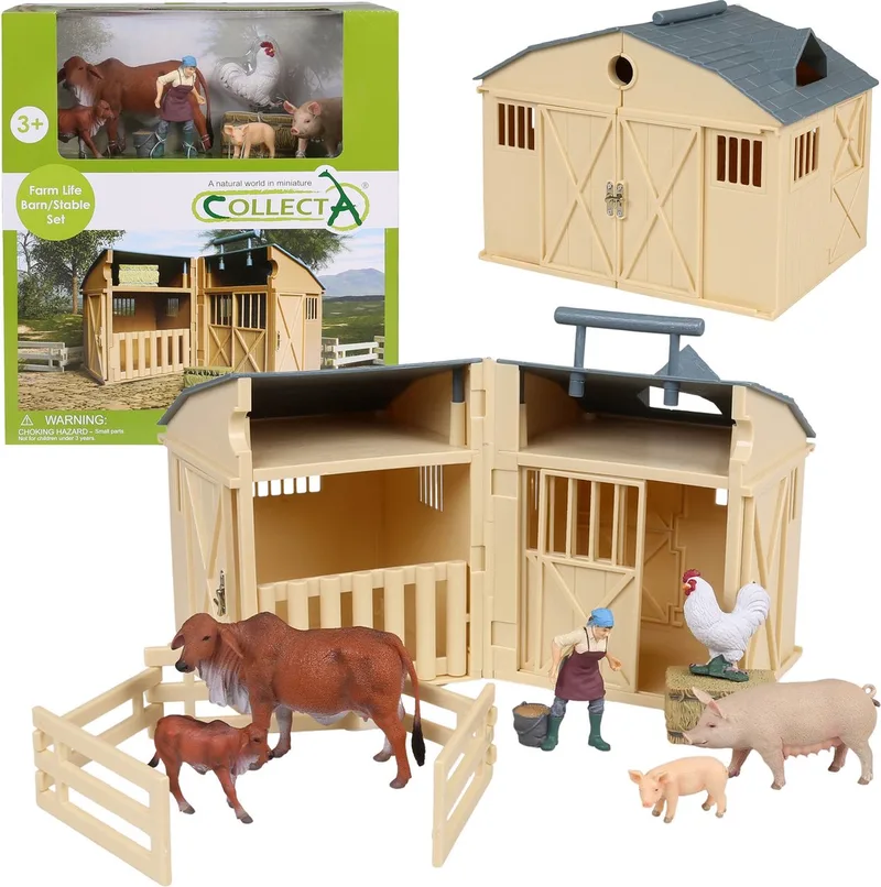 Bam Speelset - Boerderijdieren Figuurset, Schuur 3+ by Collecta – product photo