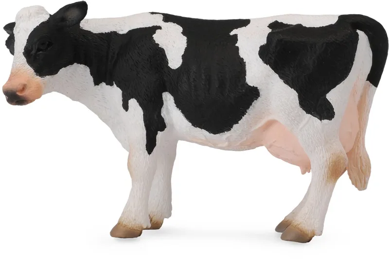 Figurine - Friese Koe - (L) - Boerderijdieren - Handgeschilderd - Miniatuur by Collecta in Black – product photo