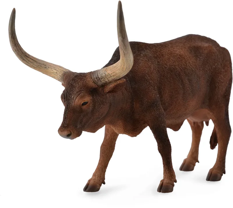 Figurine - Watusirund Koe - (L) de Collecta en Brown – photo du produit