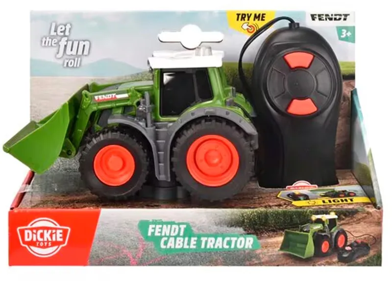RC Fendt Cable Tractor - Bestuurbare Tractor - Bestuurbare Auto by Dickie Toys in Groen – product photo