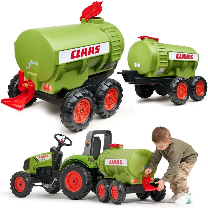 Claas FALK Tankwagen - 30L Inhoud - Groen - Geschikt voor FALK tractoren (3-7 jaar) - 100% Gemaakt in Frankrijk by Falk in Meerkleurig – product photo