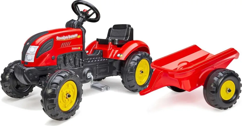 Country Farmer - Jongens - Traptractor van Falk in Rood – productfoto