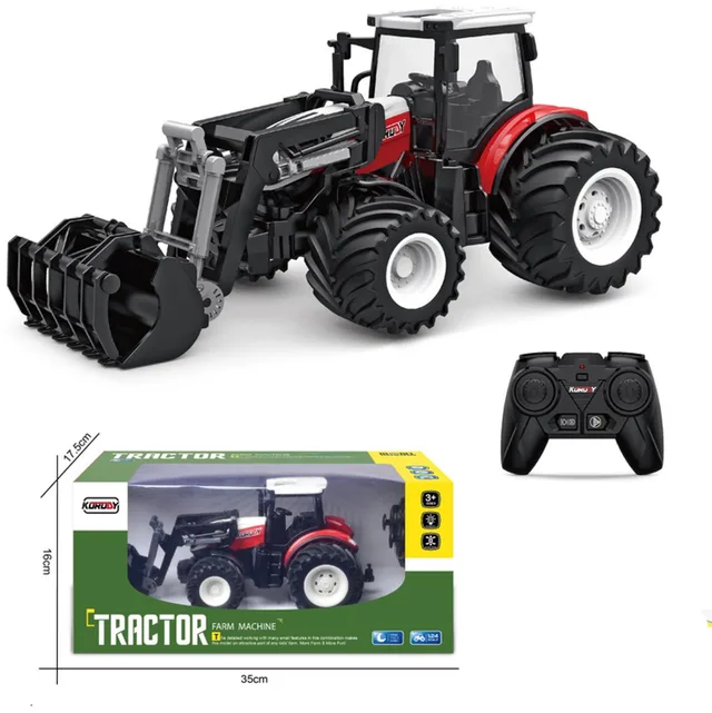 Bestuurbare Tractor – RC Tractor met Afstandsbediening – Inclusief Voorlader