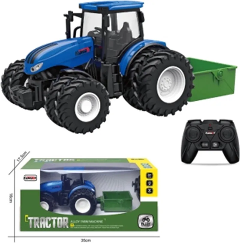 Bestuurbare trekker - RC tractor - inclusief van Korody in Bakje – productfoto