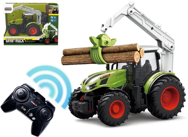 RC Tractor met Boomstamgrijper