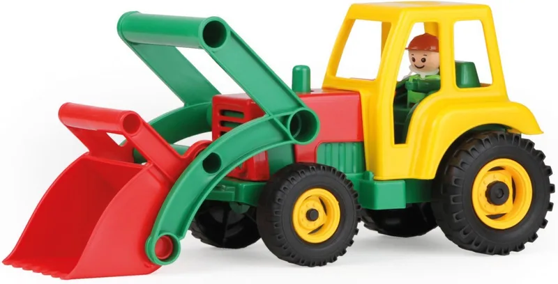 Spielzeug-Traktor Aktive, mit Frontschaufel, Made in Europe de Lena en Bunt – photo du produit