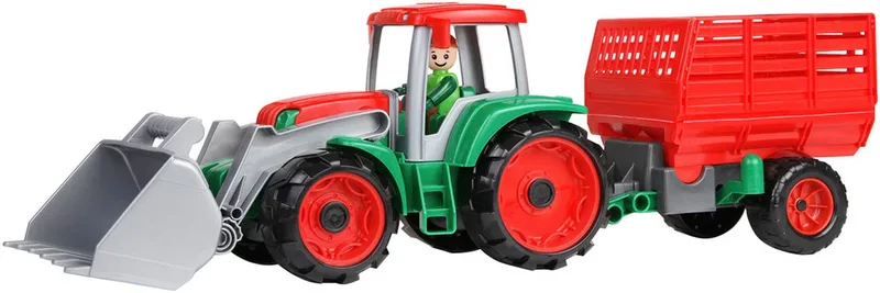 Spielzeug-Traktor Truxx Traktor, mit Heuanhänger, inkl. Spielfigur, Made in Europe de Lena en Bunt – photo du produit