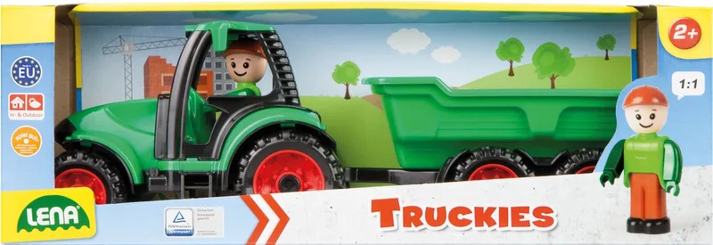 Truckies Tractor met Aanhanger - 01625 de Lena en Groen – photo du produit